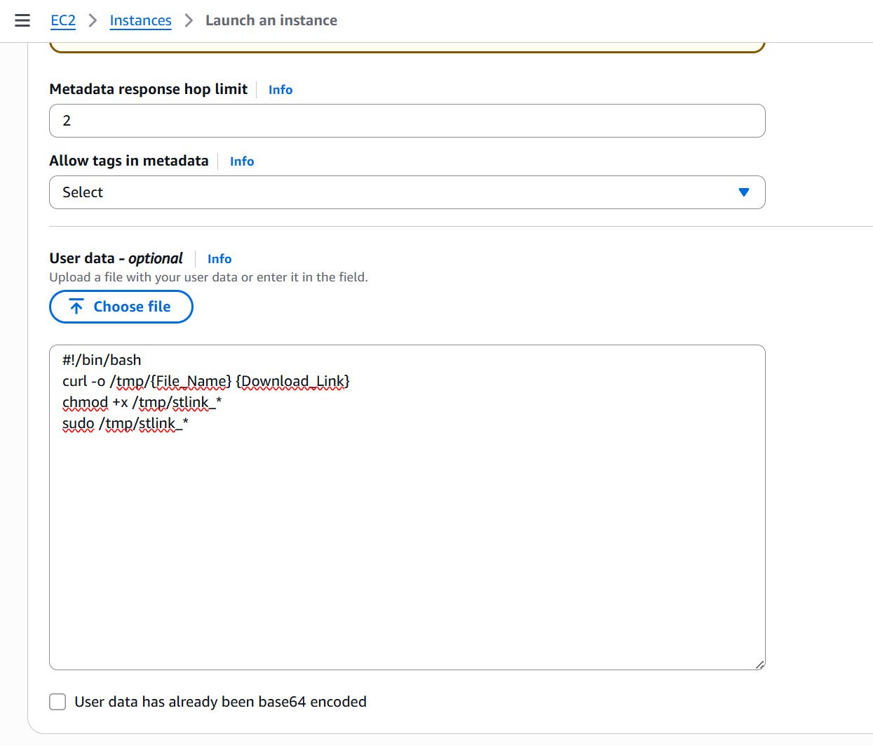 AWS User Data Example