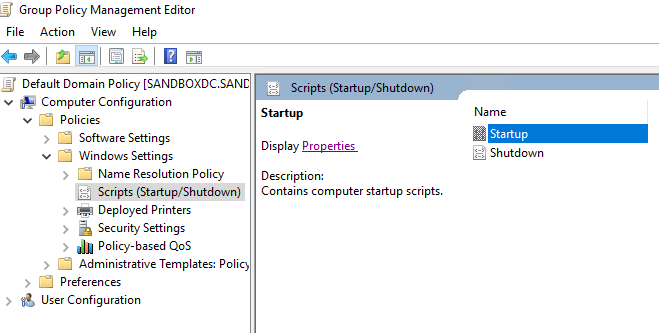 Computer Startup Settings Location