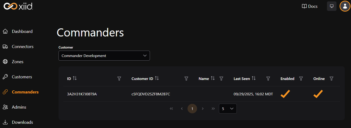 Customers View